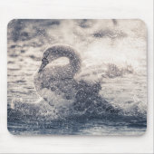 Swan Nature Foto Mousepad (Vorne)