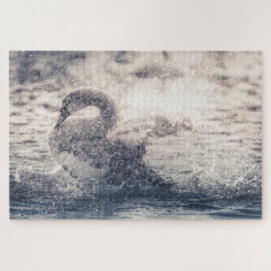Swan Nature Foto Puzzle