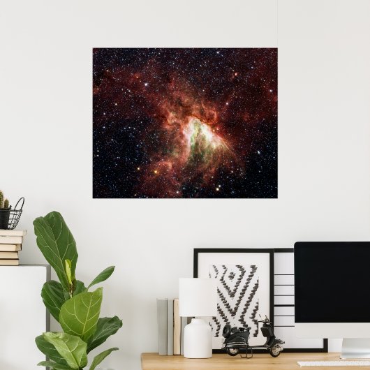 Swan Nebula Poster (Heimbüro)