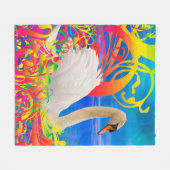 Swan Nest Fleecedecke (Vorderseite (Horizontal))