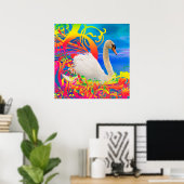Swan Nest Poster (Heimbüro)