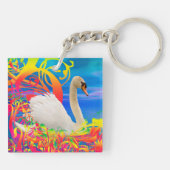 Swan Nest Schlüsselanhänger (Rückseite)