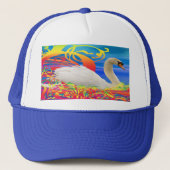 Swan Nest Trucker Hat Truckerkappe (Vorderseite)