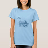 Swan - Ocean Blue T-Shirt (Vorderseite)