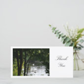 Swan on a River - Danke (Stehend Vorderseite)