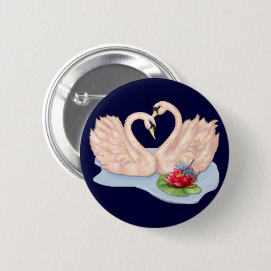 Swan Pair Button (Vorne & Hinten)