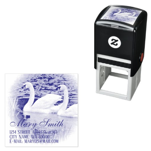 Swan Permastempel (Beispiel)
