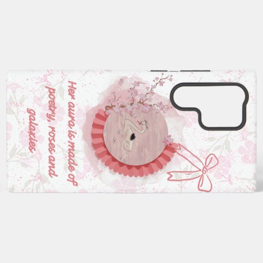 Swan Phone Case Samsung Galaxy Hülle (Rückseite (Horizontal))