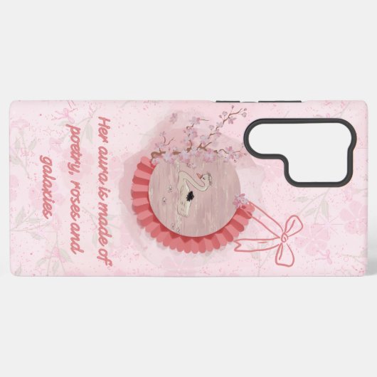 Swan Phone Case Samsung Galaxy Hülle (Rückseite (Horizontal))