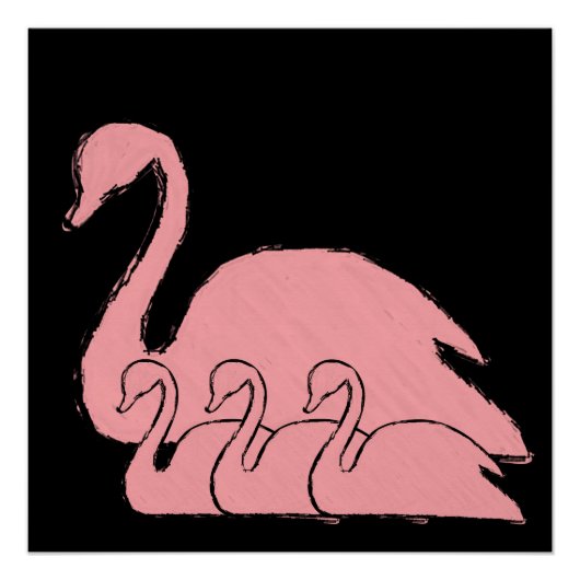 Swan Poster (Vorderseite)