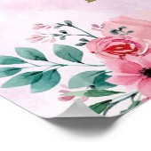 Swan Princess Baby Dusche Begrüßungszeichen Poster (Ecke)