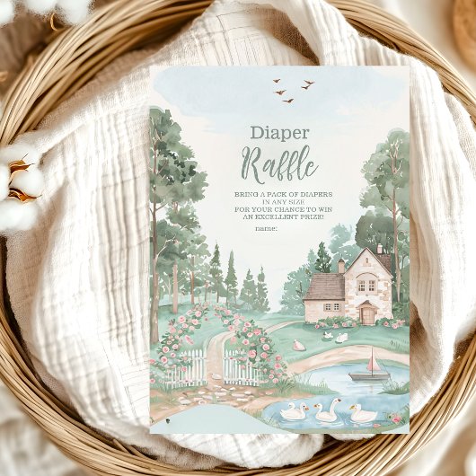 Swan Princess Baby Shower Einladung