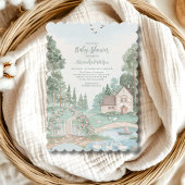 Swan Princess Baby Shower Einladung