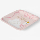 Swan Princess Birthday Pappteller (Gewinkelt)