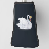 Swan Princess Black and White Golf Headcover (Rotieren 90)