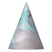 Swan Princess Blue Gold Storybook Fairy Tale Party Partyhütchen (Links)