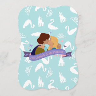 Swan Princess Geburtstagskarte laden Einladung