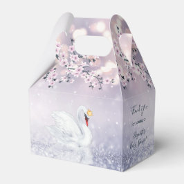 Swan Princess | Girl Baby Dusche | Vielen Dank Geschenkschachtel