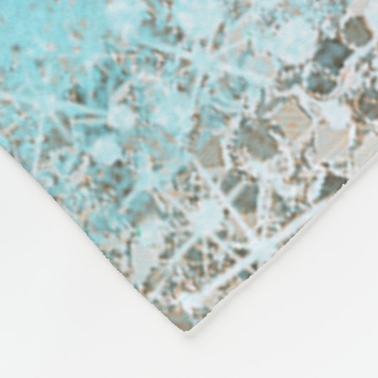 Swan Princess Imitate Gold Glitzer Chic Fairy Tale Fleecedecke (Ecke)