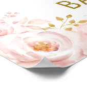 Swan Princess mit Pink Balloon Welcome Baby Girl Poster (Ecke)