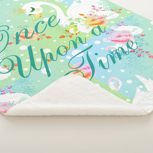 Swan Princess-Muster benutzerdefiniert "Once Upon Sherpadecke (3/4)