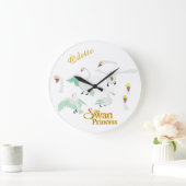 Swan Princess Odette Wall Clock Große Wanduhr (Zuhause)