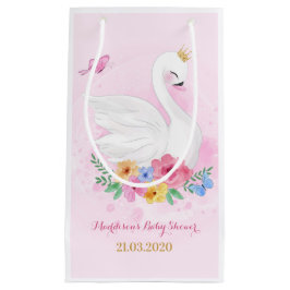 Swan Princess Pink Girl Birthday Baby Dusche Kleine Geschenktüte