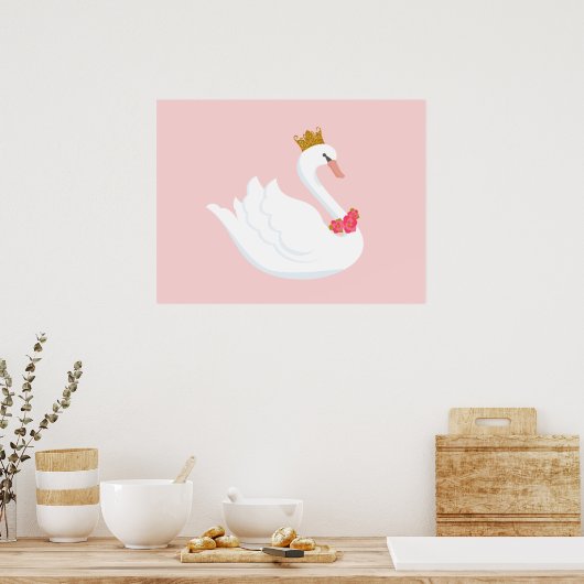 Swan Princess Poster (Küche)