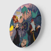 Swan Princess Villain Wall Clock Große Wanduhr (Winkel)