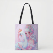 Swan Princess von Terrell Dorfeo Designs Tasche (Vorderseite)