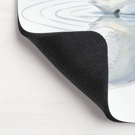 Swan Reflection Mousepad (Ecke)