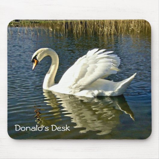 Swan Reflections ~ Mousepad (Vorne)