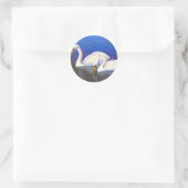 Swan Reflections Sticker (Tasche)