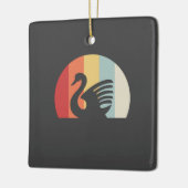 Swan Retro Keramikornament (Links)