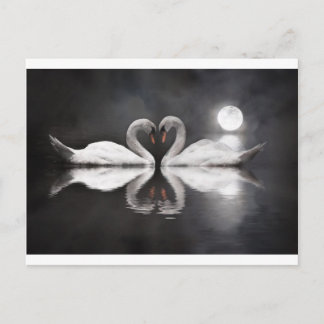 Swan-Romantik Postkarte