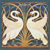 Swan, Rush und Iris, Aufkleber (Vorderseite)