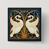 Swan, Rush und Iris, Button (Vorderseite)