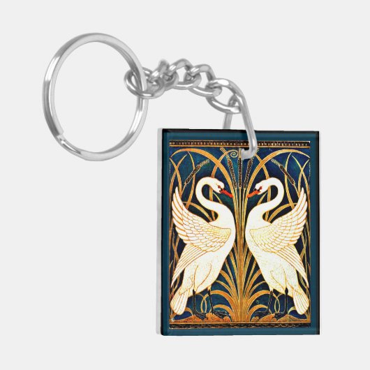 Swan, Rush und Iris, Schlüsselanhänger (Vorderseite links)
