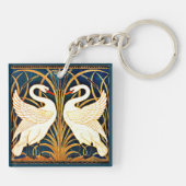 Swan, Rush und Iris, Schlüsselanhänger (Rückseite)