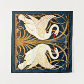 Swan, Rush und Iris, Wandteppich (Vorderseite (Horizontal))