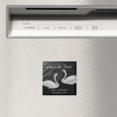 Swan Save the Date Magnet (In Situ (Geschirrspüler))