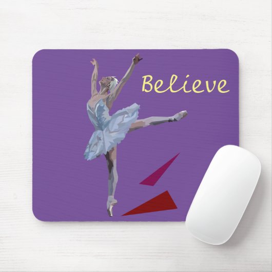 'Swan See Ballerina Mousepad (Mit Mouse)
