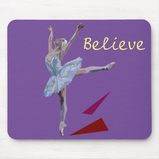 'Swan See Ballerina Mousepad (Vorne)
