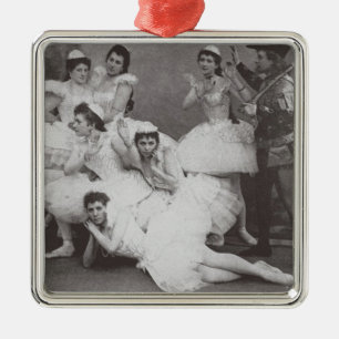 Swan See, Mariinsky Theater, 1895 (b/w Foto) Ornament Aus Metall