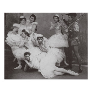Swan See, Mariinsky Theater, 1895 (b/w Foto) Poster