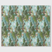 Swan See-Retro Art-Farbe durch Zahl Geschenkpapier (Flach)