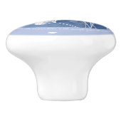 Swan Song Keramik Door Knob Keramikknauf (Seitenansicht)