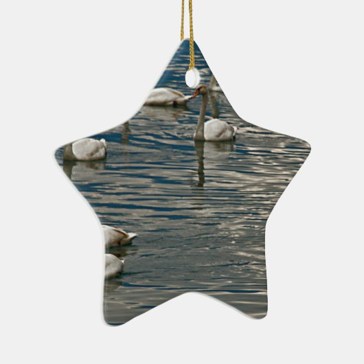 Swan Song Keramik Ornament (Rechts)