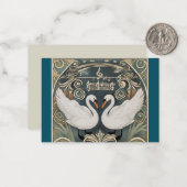 Swan Song Mitteilungskarte (Vorderseite/Rückseite Beispiel)