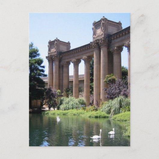 Swan Songs Palace of Fine Arts Foto Postkarten (Vorderseite)